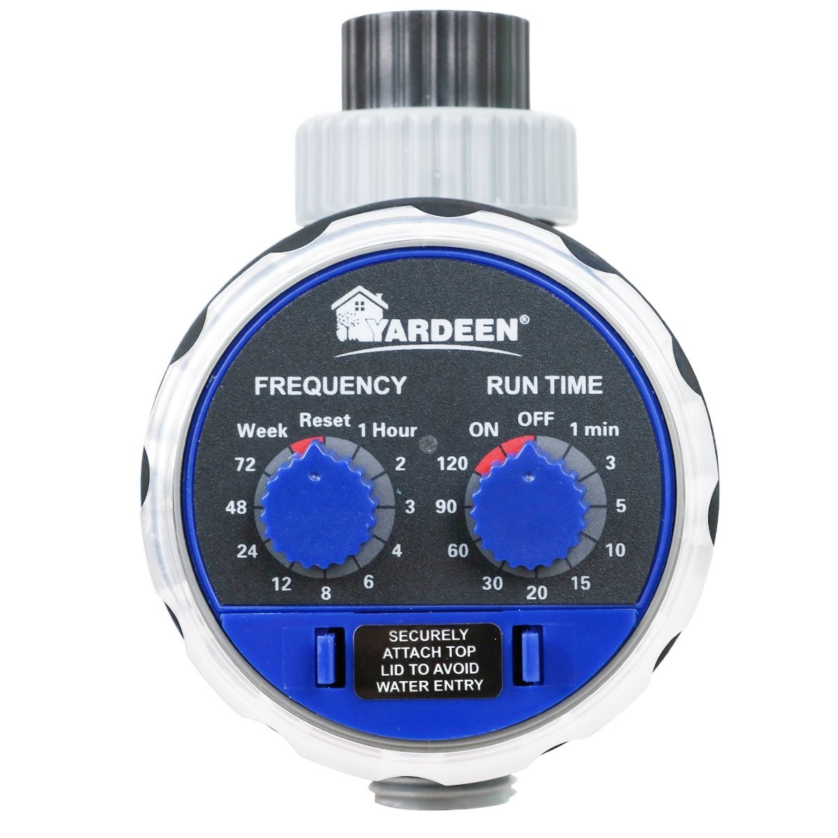 Yardeen Water Timer Electronic Hose Sprinkler Garden Irrigation Blue