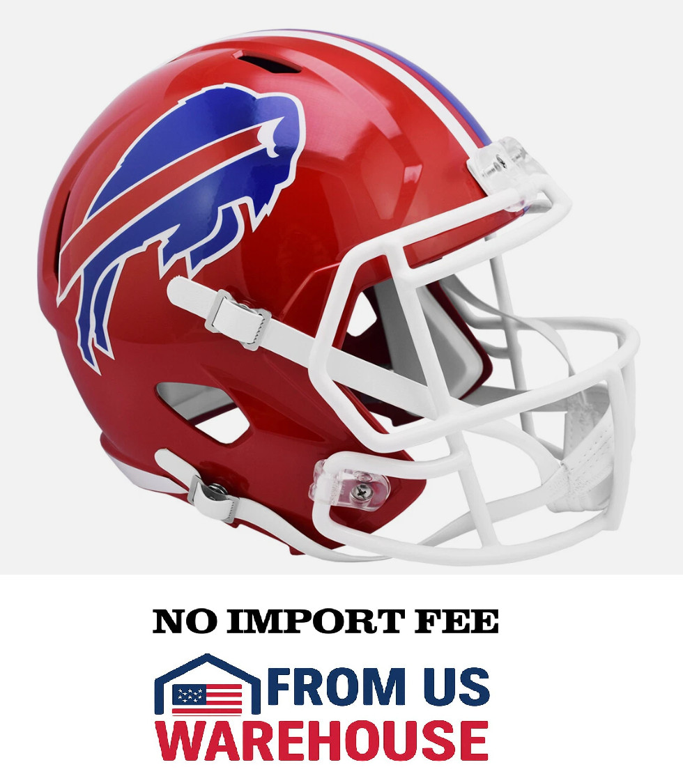 Buffalo Bills 1987-01 Throwback Speed Full Size Replica Football Helmet