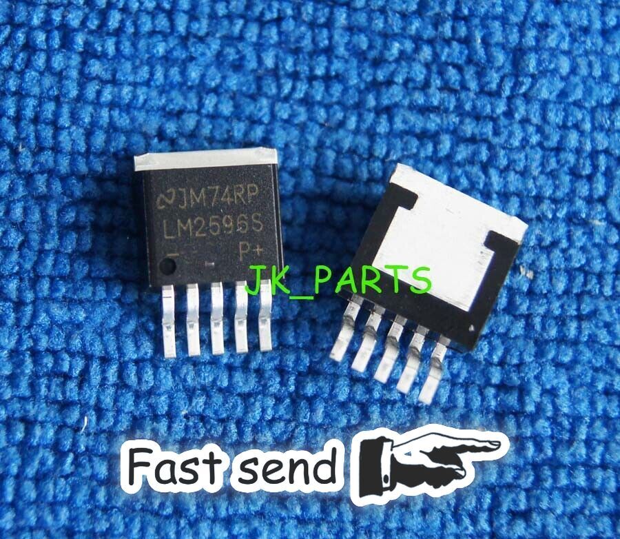 10PCS LM2596S-ADJ LM2596S-ADJ Step-Down Voltage Regulator IC TO-263-5