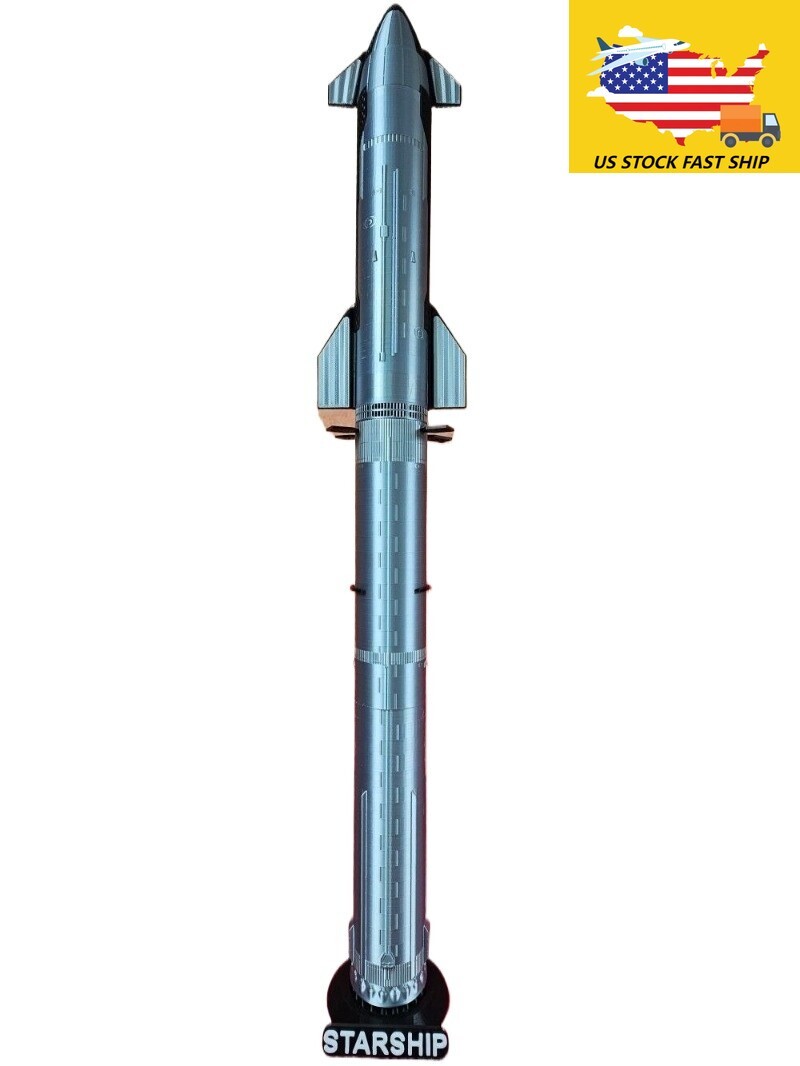 【US STOCK】1:200 NASA Starship Super Heavy Propulsion Rocket Model Set