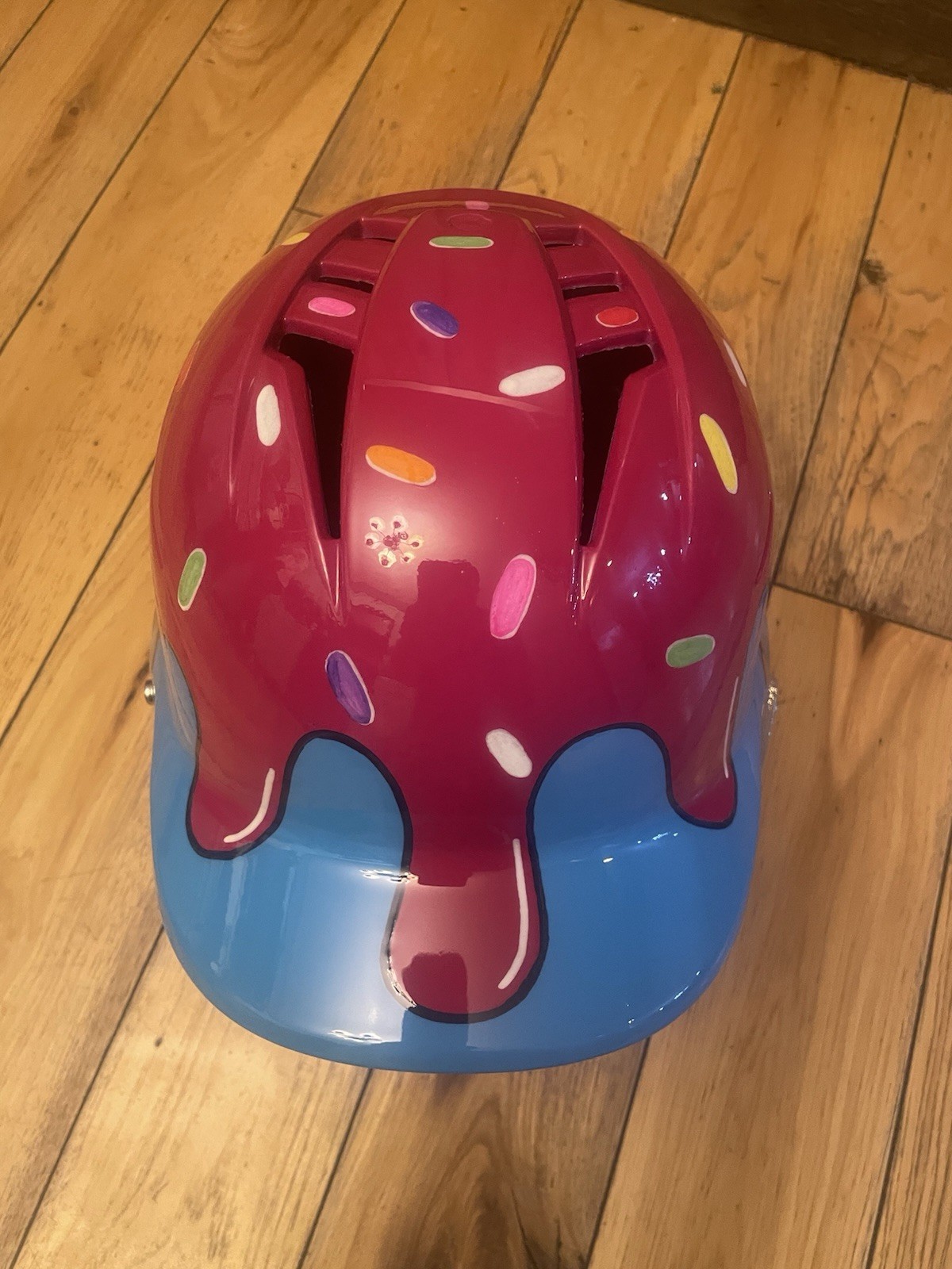 Lightly Used Marruci helmet, custom  painted , Size: 6-3/8-6-7/8!