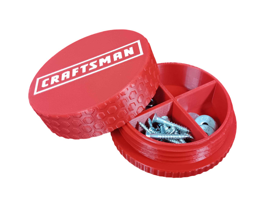 Craftsman Tools Threaded Container – Screw & Parts Heatproof Storage Box