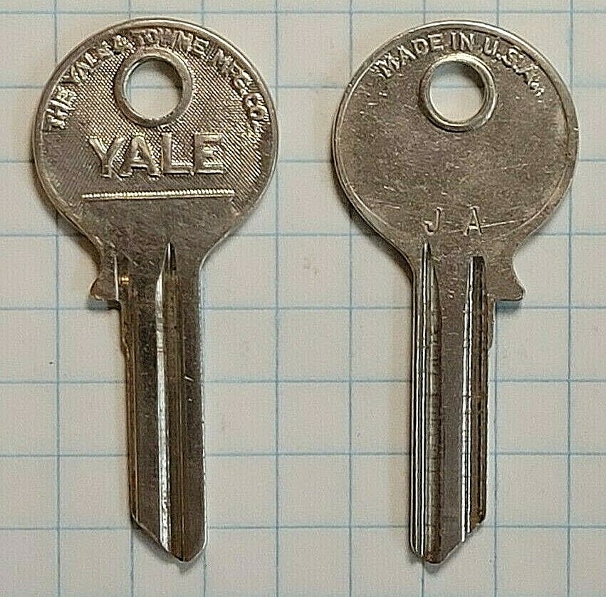 Genuine Yale & Towne "JA"  5 Pin Key Blanks, Set of 5 - Locksmith