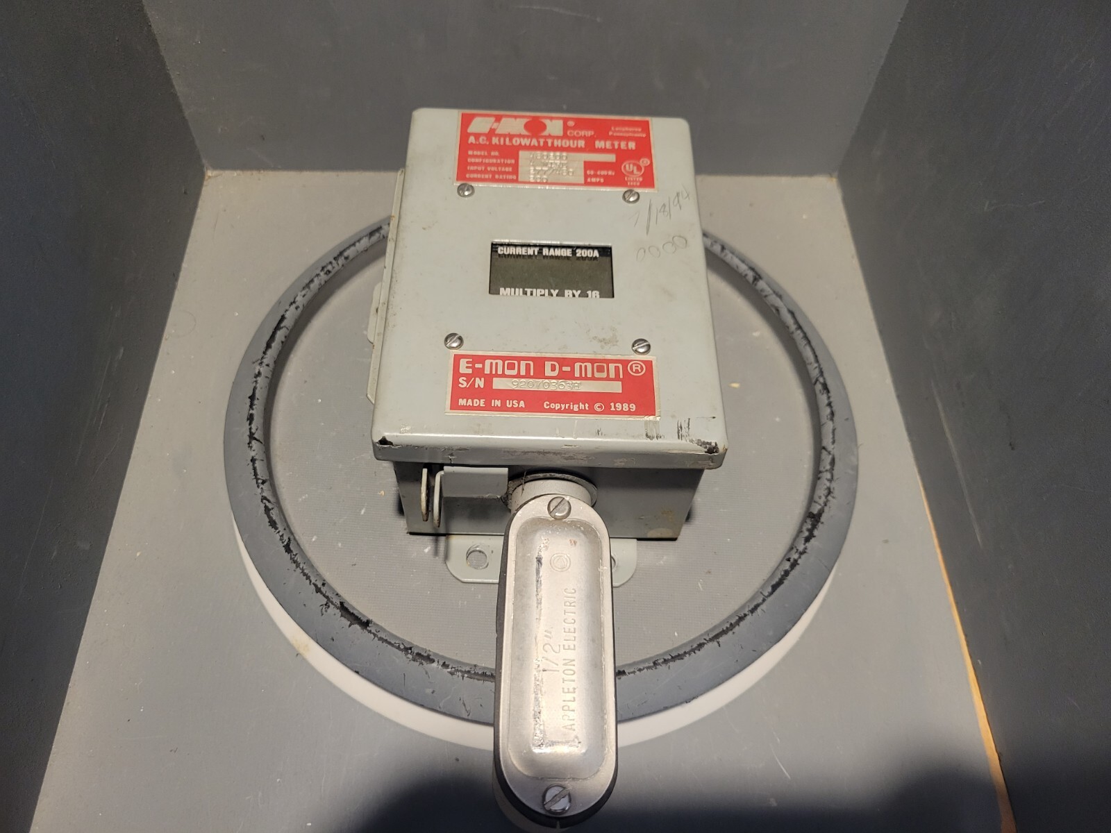 E-Mon KWH Smart Meter, Model 480200
