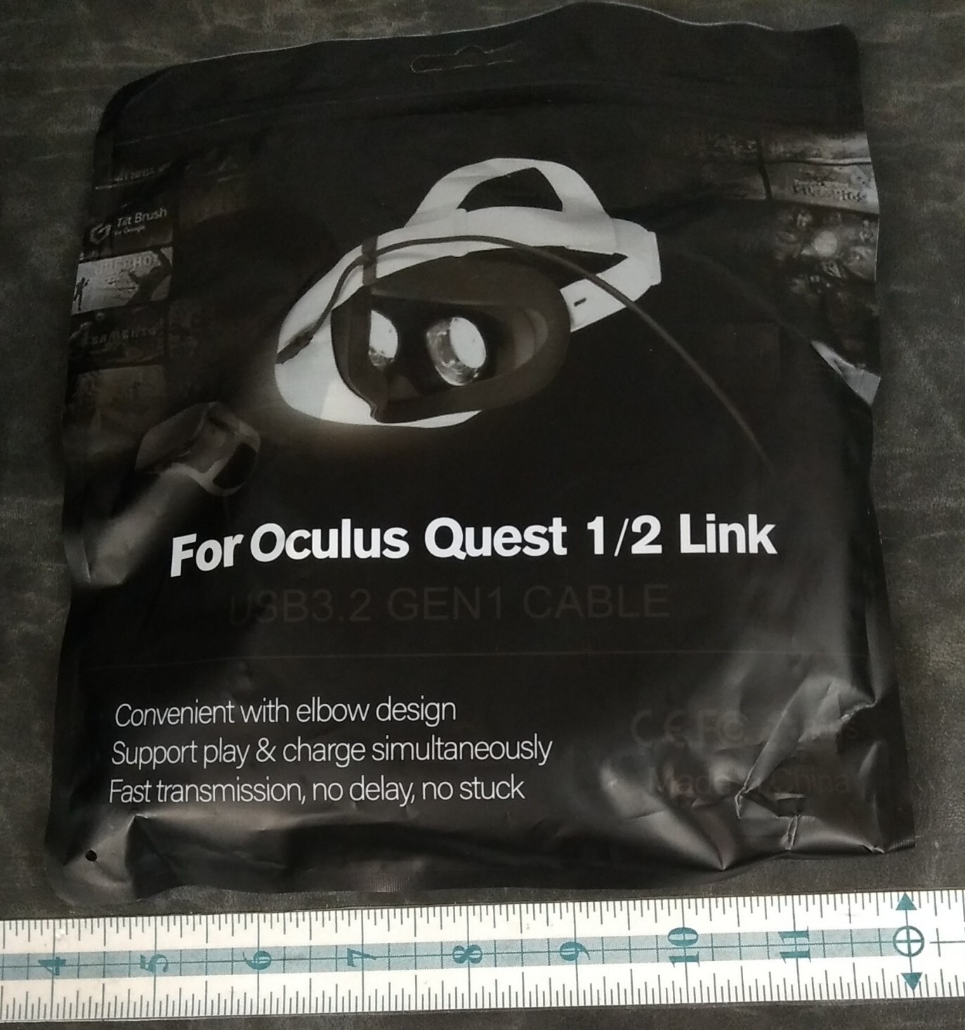 FIBER OPTIC Type-C-C Link Cable for Oculus Quest 1 & 2 VR 16ft NEW SEALED
