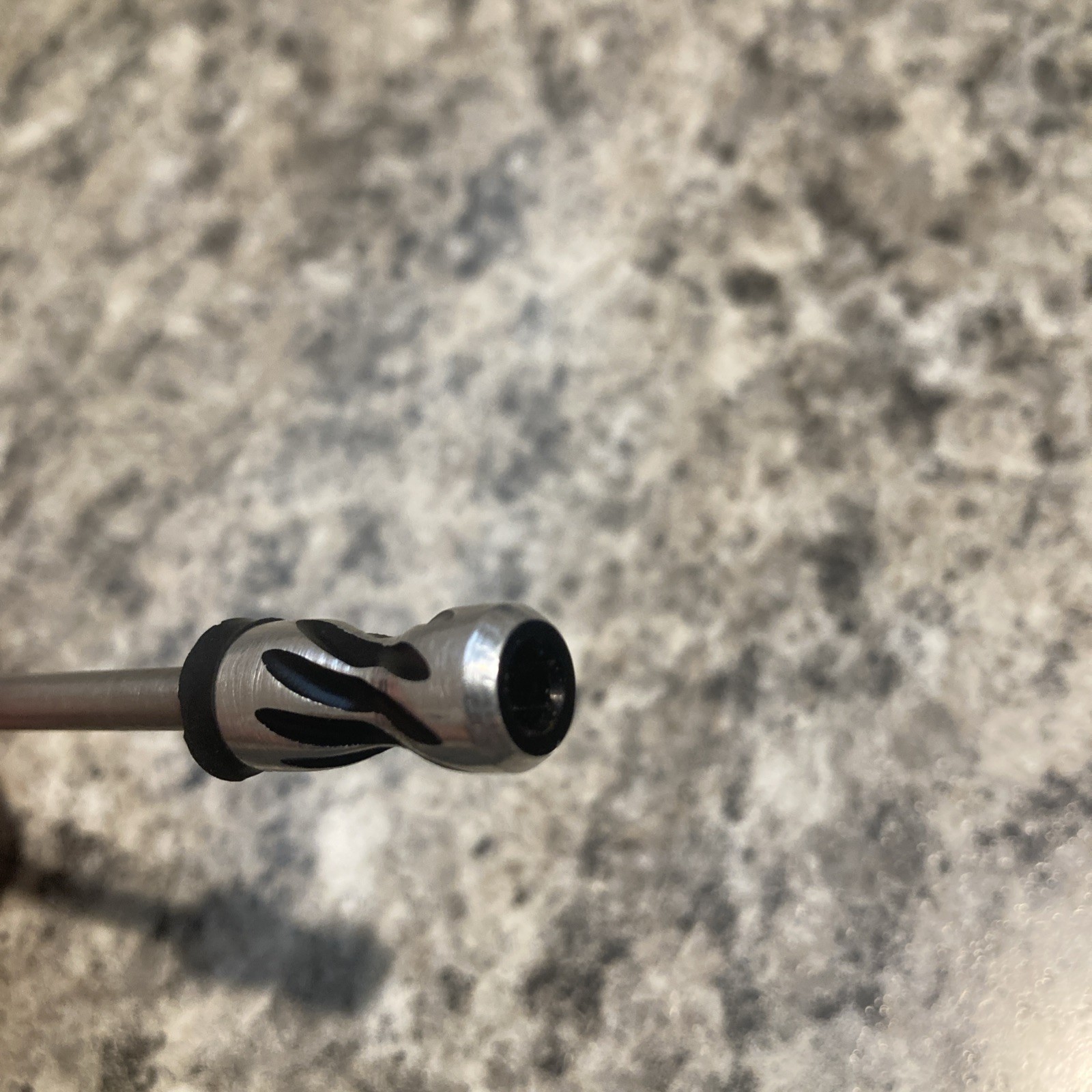 Autococker Paintball Cocking Rod Silver and Black