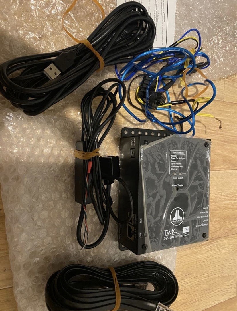 JL AUDIO TWK-D8 CAR AUDIO TUNING DSP SIGNAL PROCESSOR