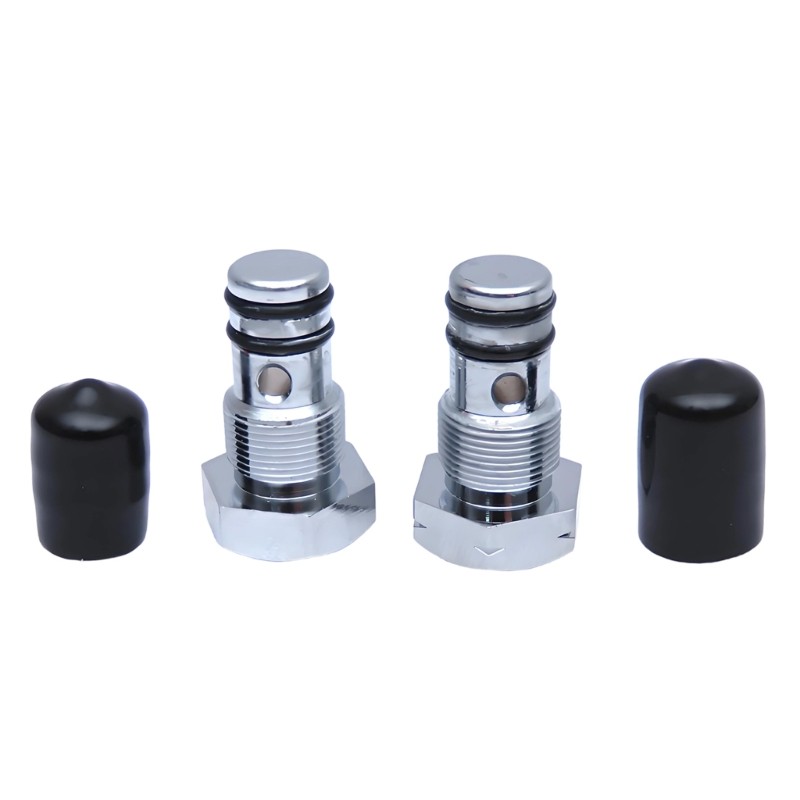 Metal Valves Plugs Pair for Scubas Tech Diving Twin Tanks Orientation and