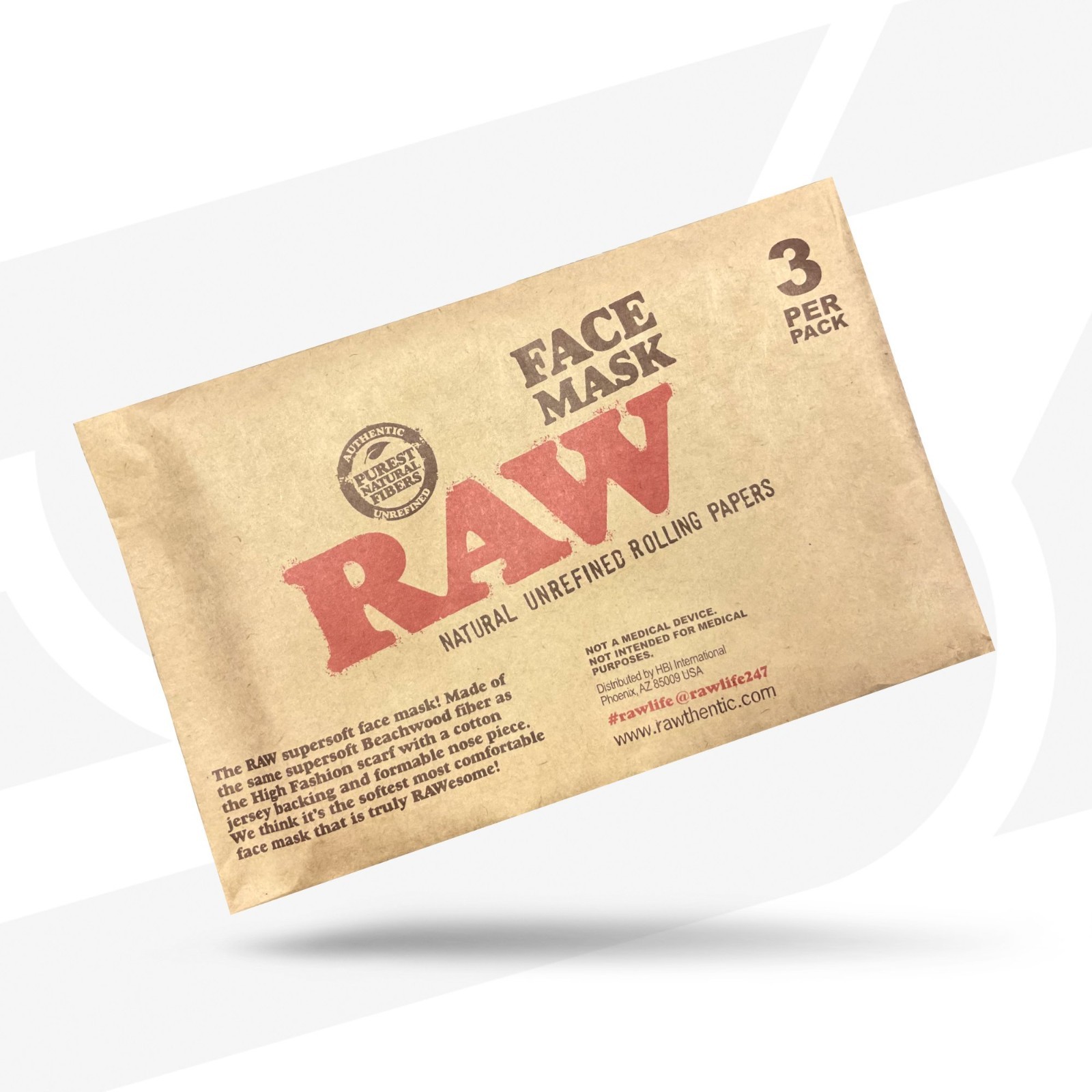 RAW Super Soft Face Mask | Full Pack | 3 Masks