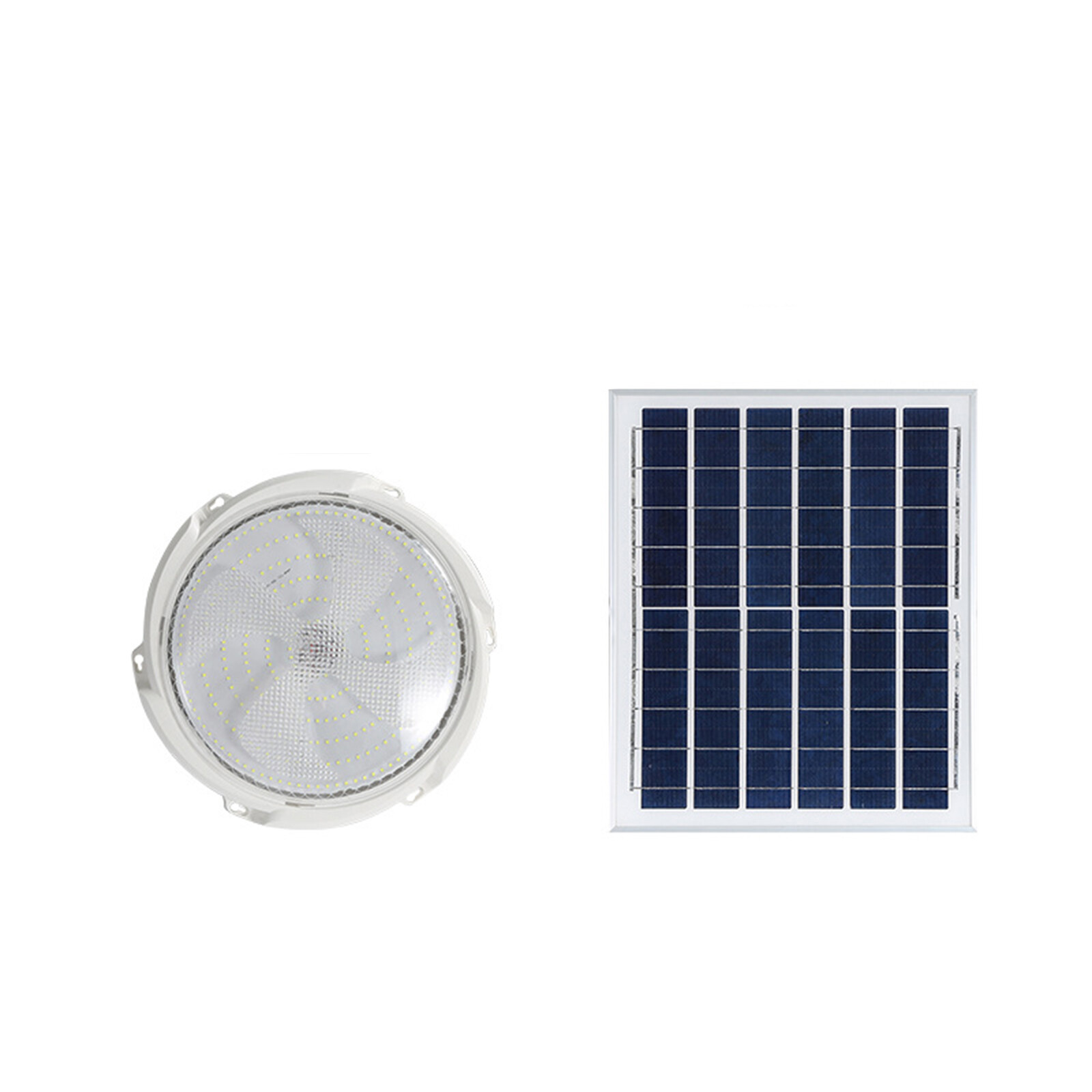 2Pack Solar Powered Ceiling Pendant Light Remote Indoor Outdoor Lamp Waterproof