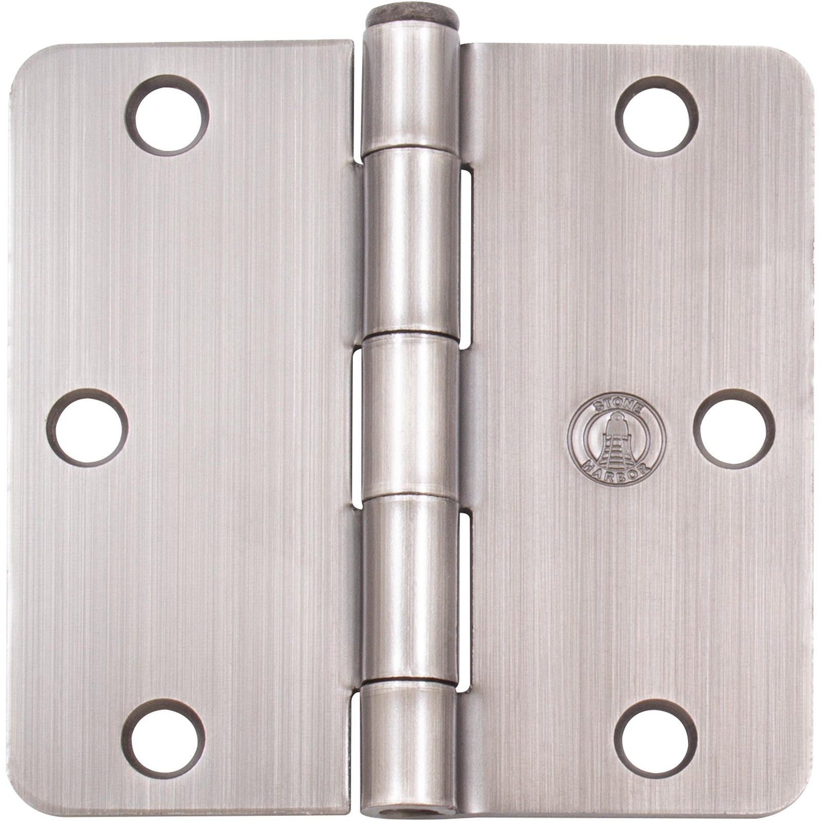 Standard Hinge, 3-1/2 Inches, 1/4" Radius Corner, Bulk Pack (100 Each), Antique