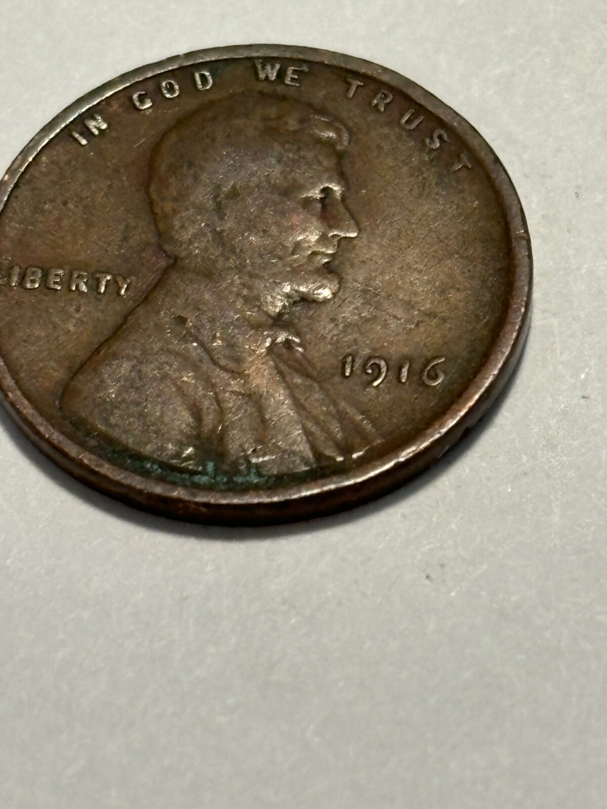 1916 P Lincoln Wheat Cent free shipping