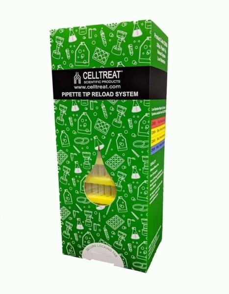 CELLTREAT 300?L Low Retention Pipette Tip Reload System, Non-sterile, 229055