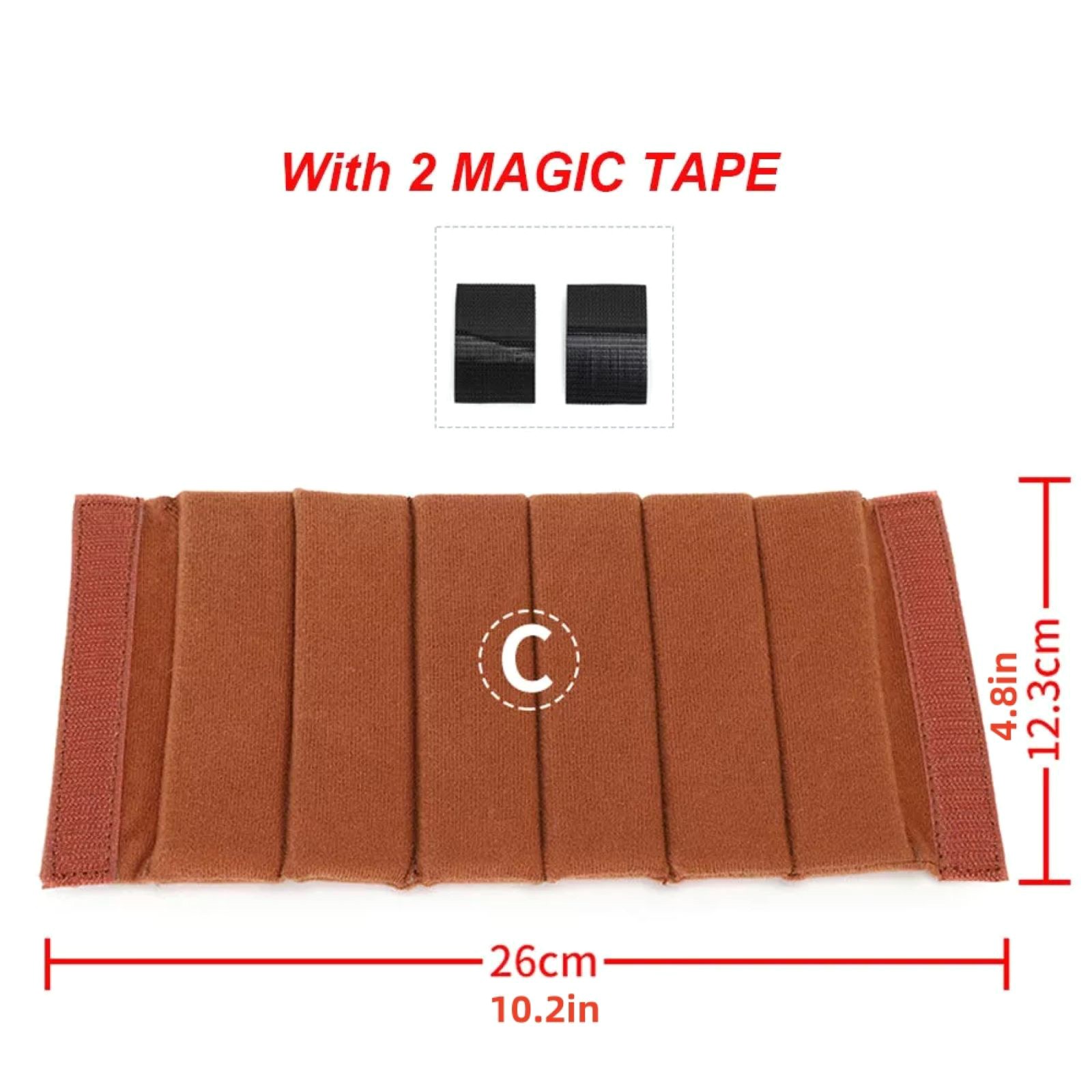 4PCS Camera Bag Case Insert Partition Divider Protection Pad Accessories