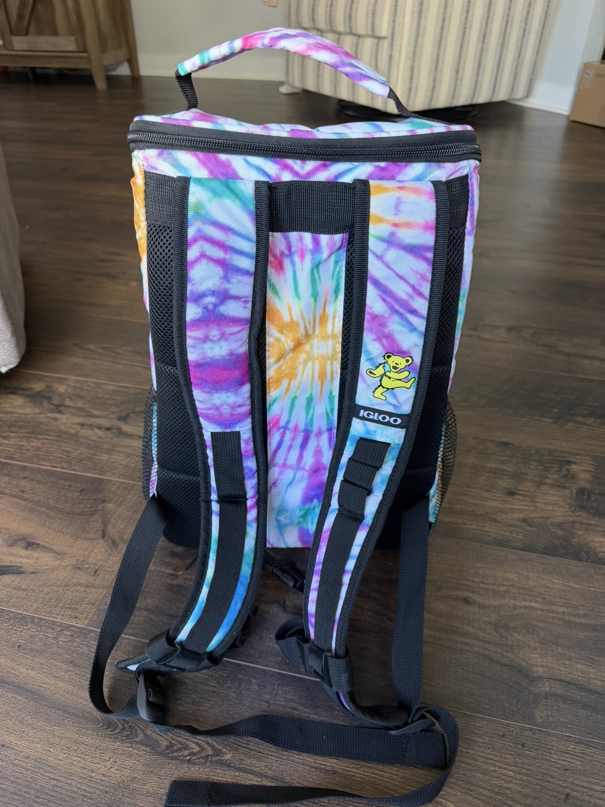 Grateful Dead Igloo Tie Dye Backpack Cooler Dancing Bears Insulated Bag