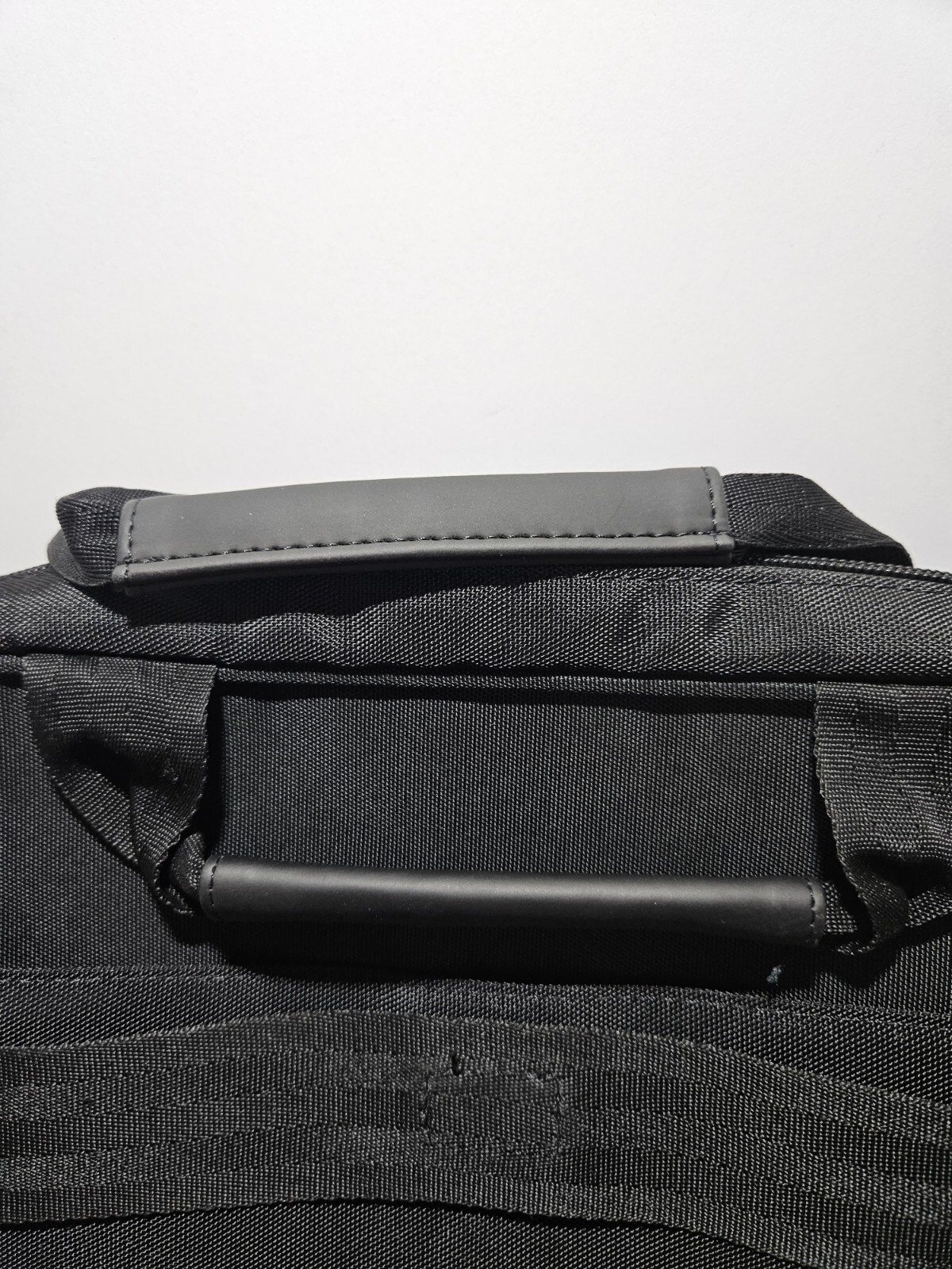 Dell Black Nylon Brief Case Bag Computer Tote With Shoulder Strap