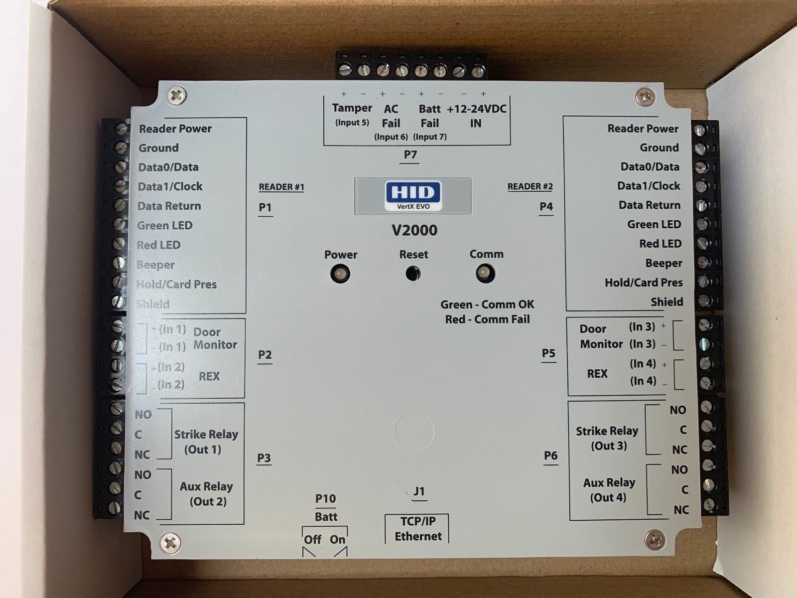 HID VertX EVO® V2000 Reader Interface Networked Controller