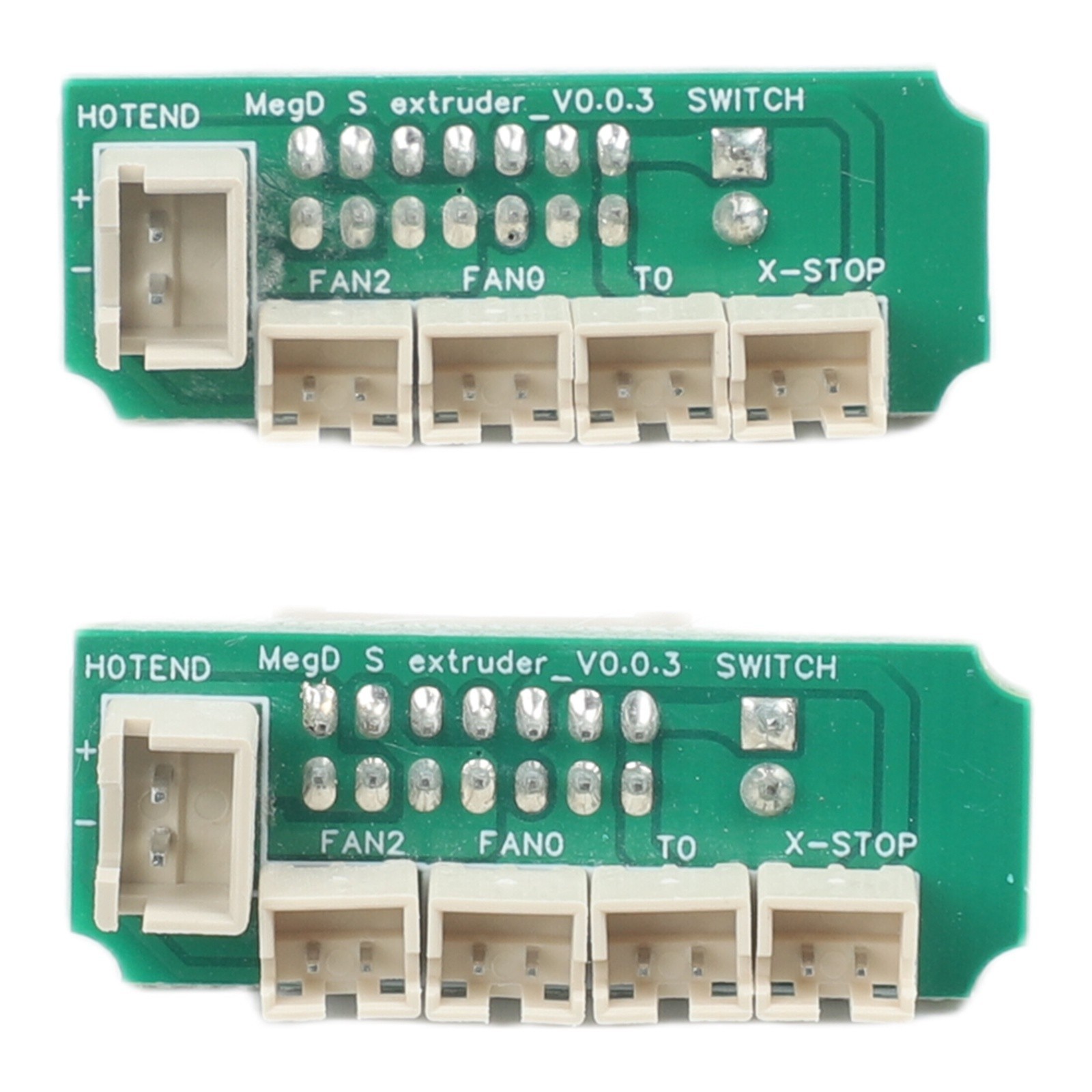 2pcs Extruder Transfer PCB Board Replacement Part for MegaS Pro Hot End Printer