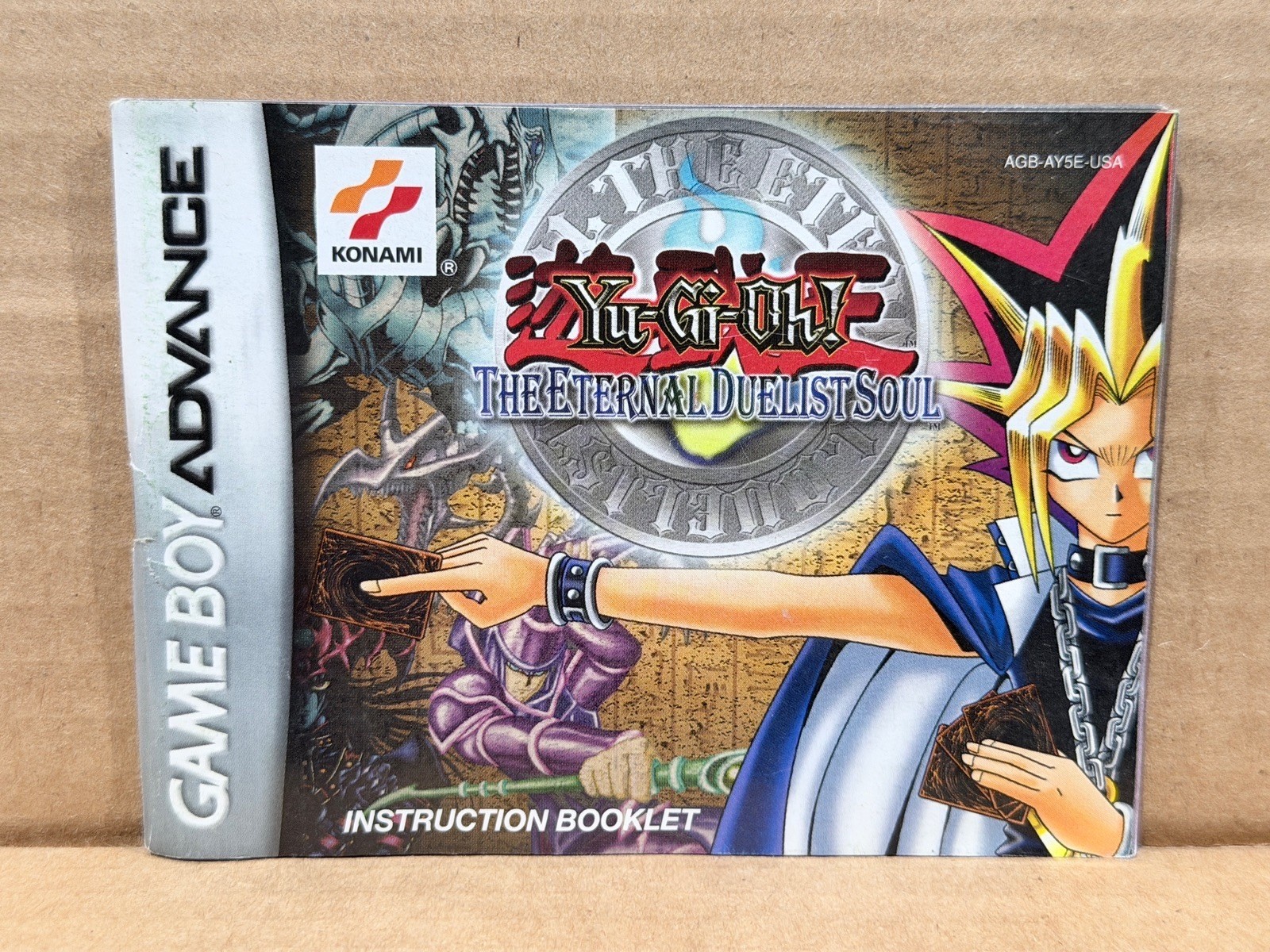 Yu-Gi-Oh! The Eternal Duelist Soul Nintendo Game Boy Advance Game Manual Booklet