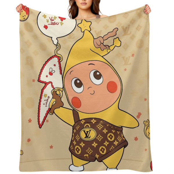 Twinkle Twinkle Large Sublimation Front Print Flannel Throw Blanket J1-249