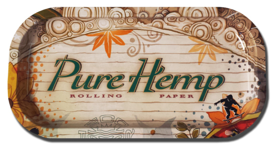 Pure Hemp X-Small 4" x 8" Cigarette Roll-Your-Own Rolling Paper Tray - 952