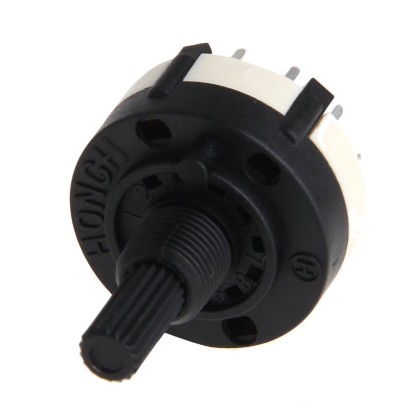 RS26 1 Poles Position 12 Selectable Band Rotary Channel Selector Switches