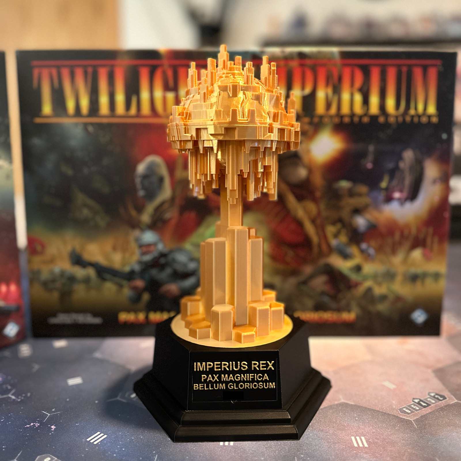 ✅⭐Twilight Imperium 4th Edition TK & Thunder's Edge Trophy Can be Personalized!⭐