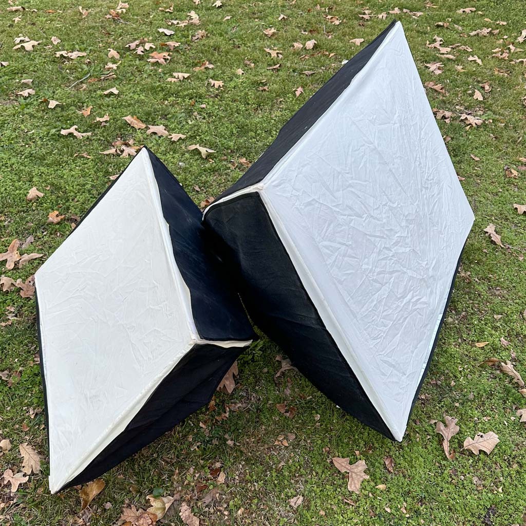 Two Photoflex White Dome NXT Softboxes, Medium & Large