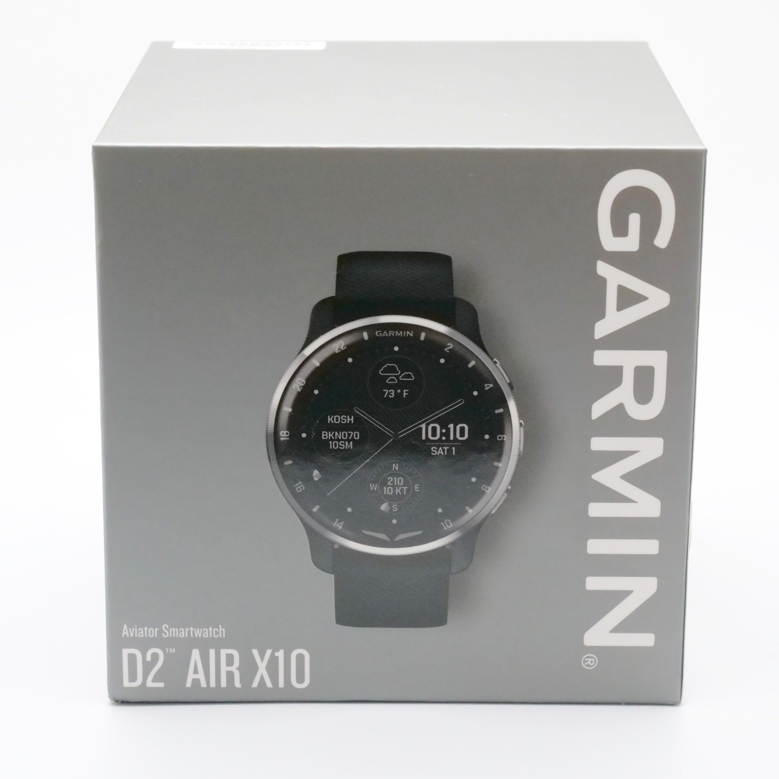 Garmin D2 Air X10 Aviator Smartwatch Black Silver 010-02496-09