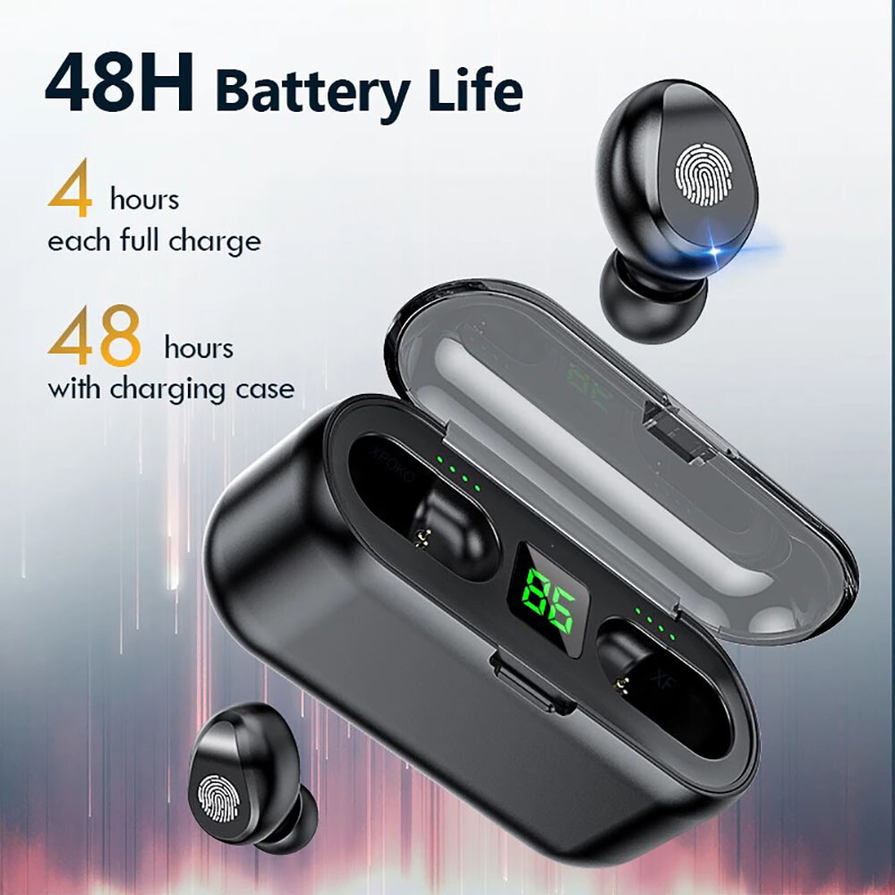 Wireless Earbuds for iphone Samsung Android Bluetooth Earphone IPX7 Waterproof