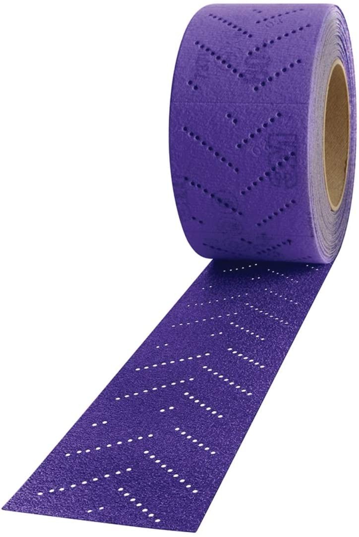3M 3M-34450 70 mm x 12 m Cubitron II Hookit Clean Sanding Sheet-5 Rolls per Case
