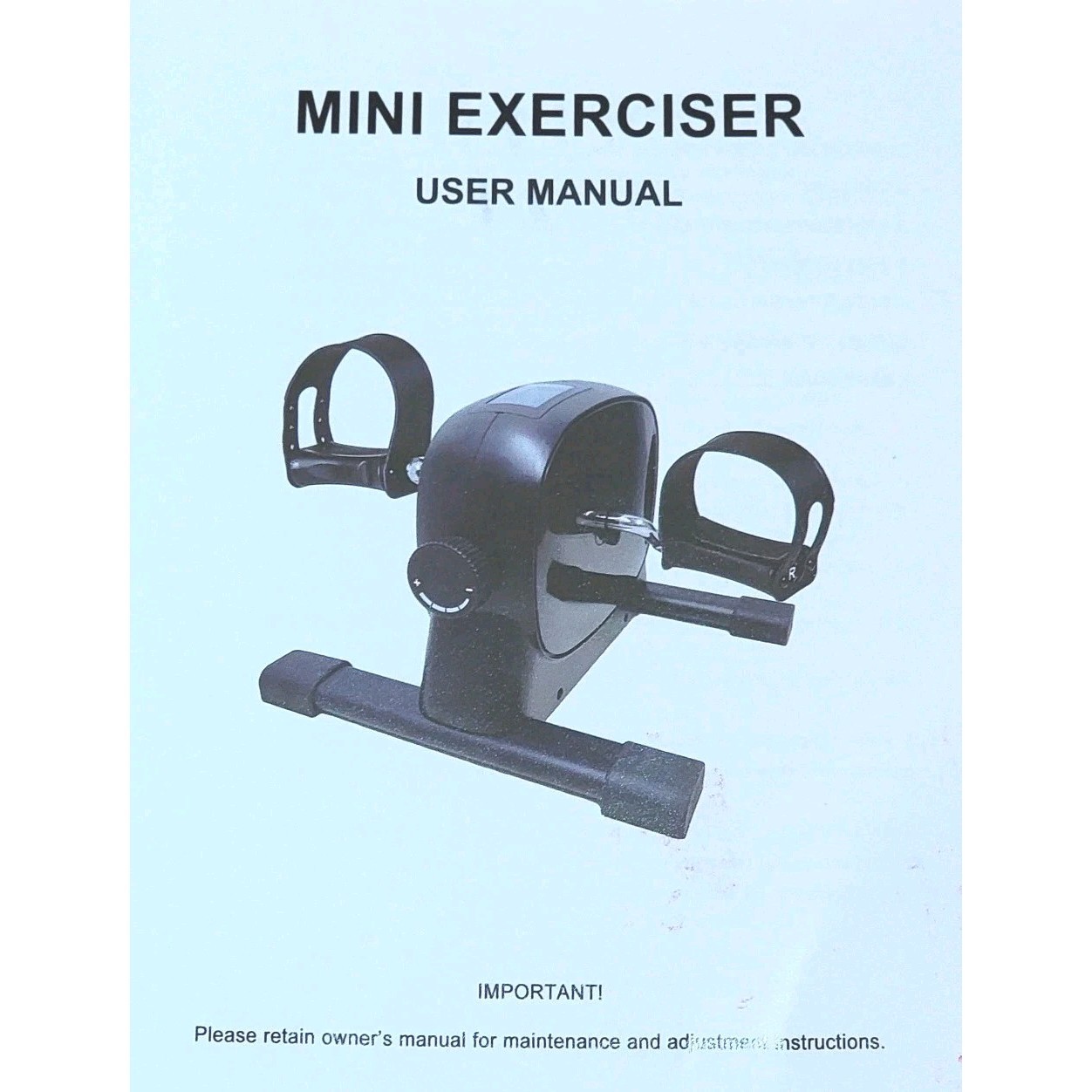 Mini Pedal Exerciser Under Desk Pedal Exercise Bike For Arm Leg Workout New