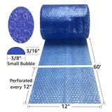 60 Foot Bubble Wrap Blue 12 Inch Wide