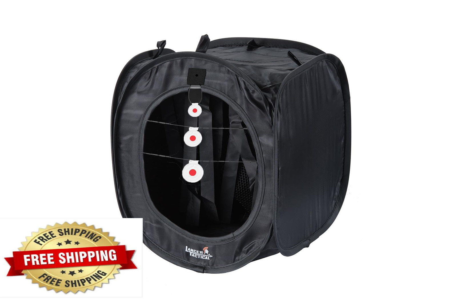Lancer Tactical Airsoft Target Tent - Portable Shooting Practice Trap BB