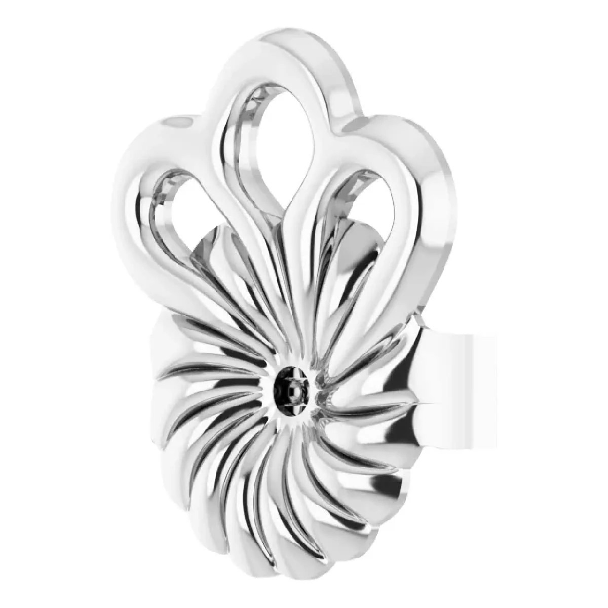 Sterling Silver Magic Earring Backs Lifters for Droopy Ears 8x12mm Pair