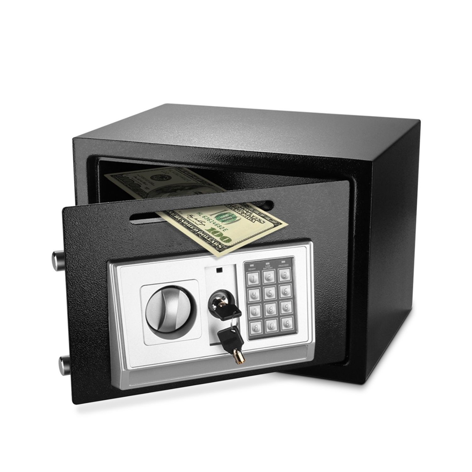Electronic Depository Safe Box w/ Drop Slot Opening Keypad Combination Lock Home