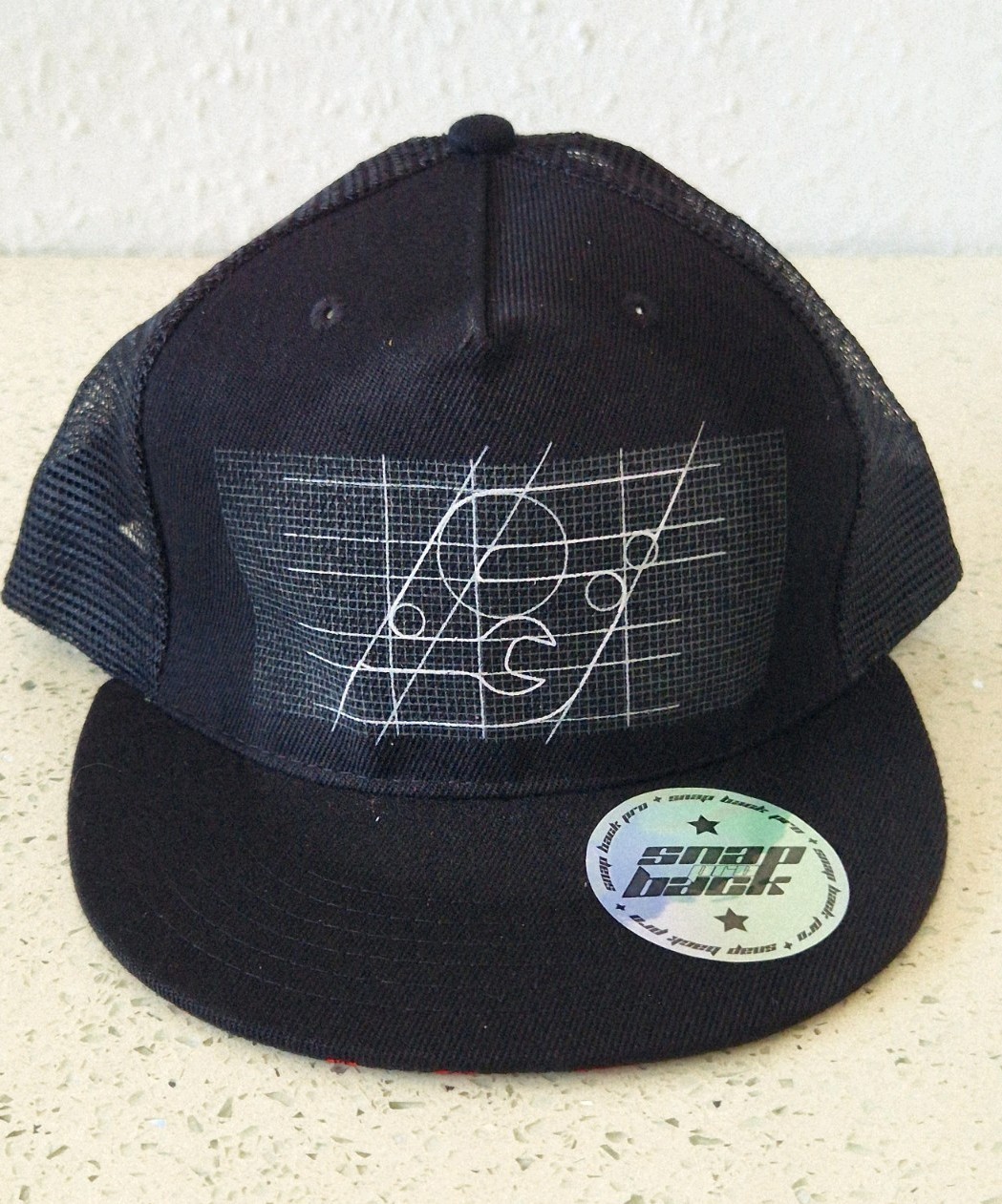 Genuine Snap-on Black Baseball Cap With Mesh Back Snap PRO back BNWOT