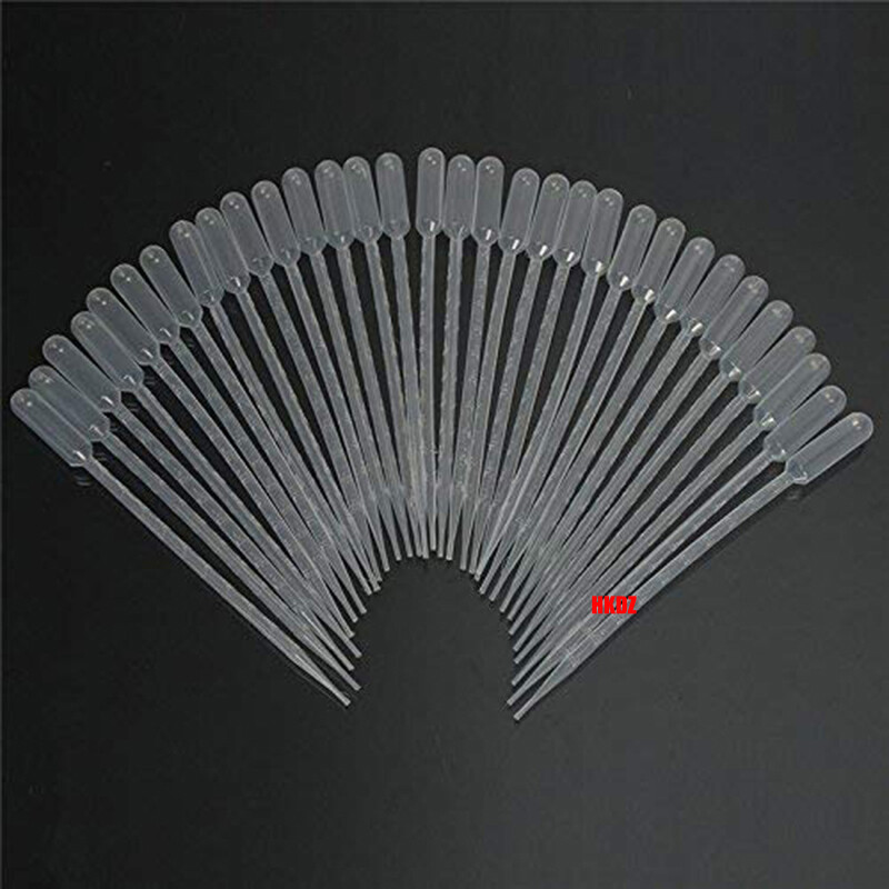 1ml/3ml/5ml Clear Plastic Pasteur Pipettes Dropper Liquid Transfer Lab Eye Straw