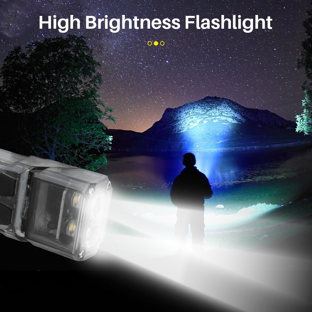 Rechargeable LED COB Work Light Mechanic Flashlight Lamp Magnetic Base Bright