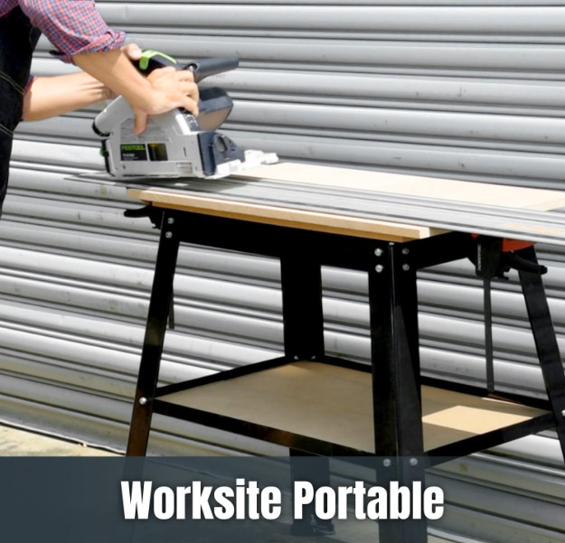 POWERTEC Power Tool Stand MDF Split Top 20"x25" 32" Height UT1002