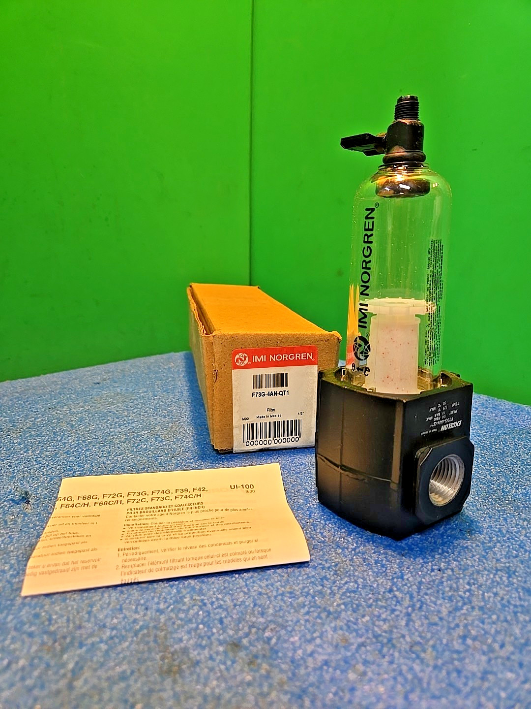 NEW NORGREN F73G-4AN-QT1 Pneumatic Air Filter (Excelon  F73G series) - 1/2" NPTF