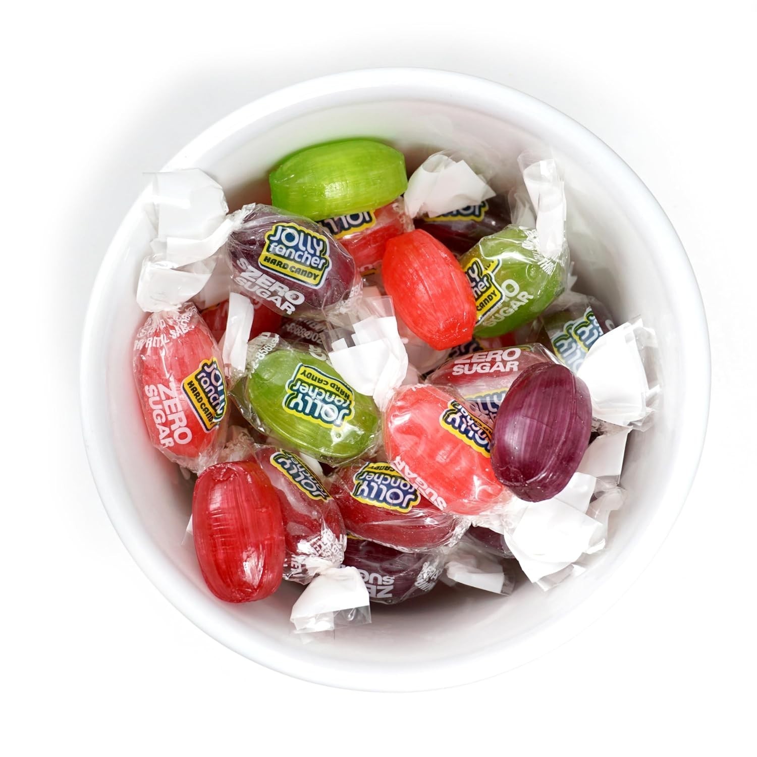 Jolly Rancher Zero Sugar Free Assorted Fruit Flavors, Bulk Hard Candy (1 Pound)