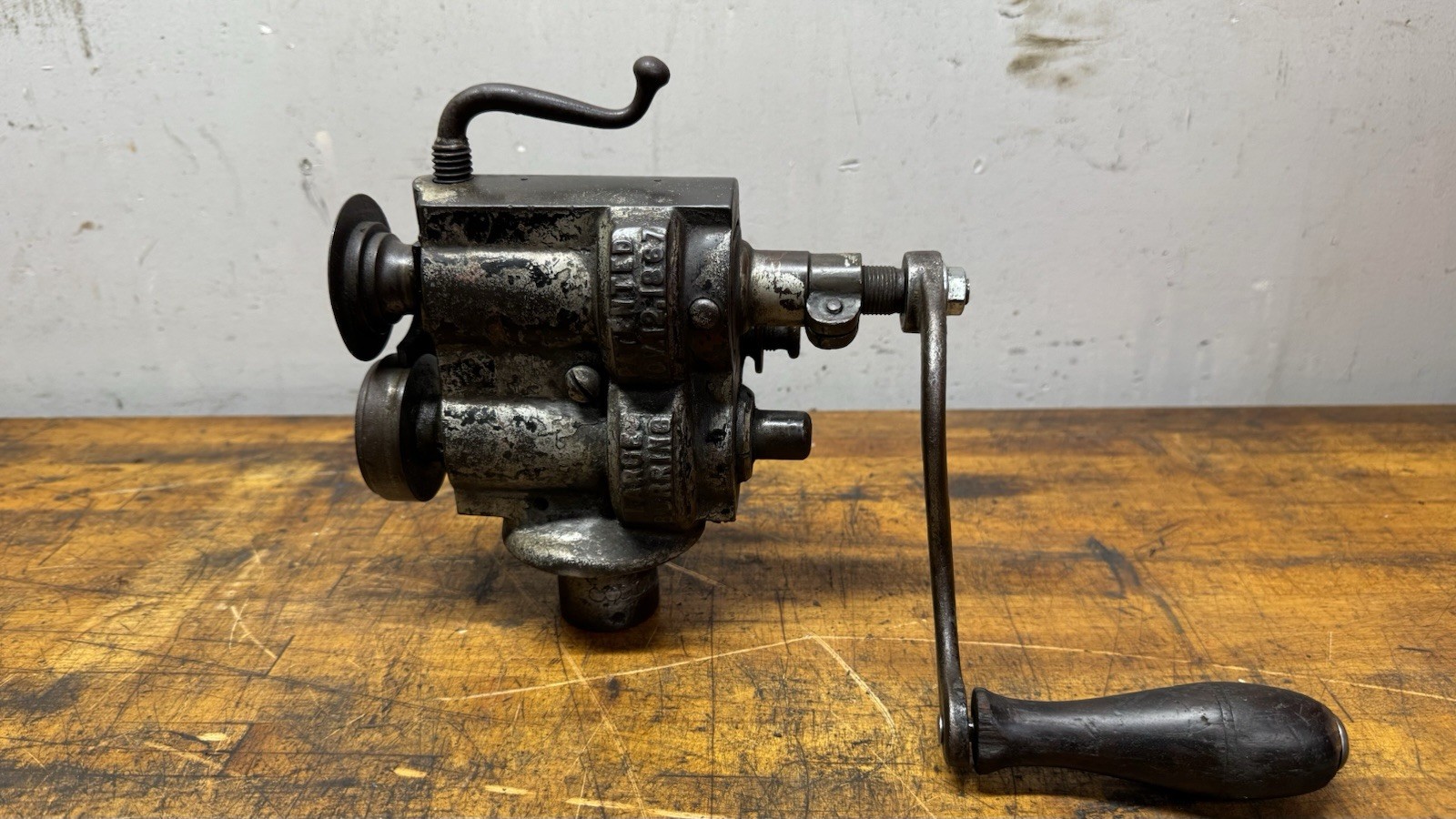 Pexto Niagara Bead Roller Machine Hand Crank Sheet Metal Fabrication