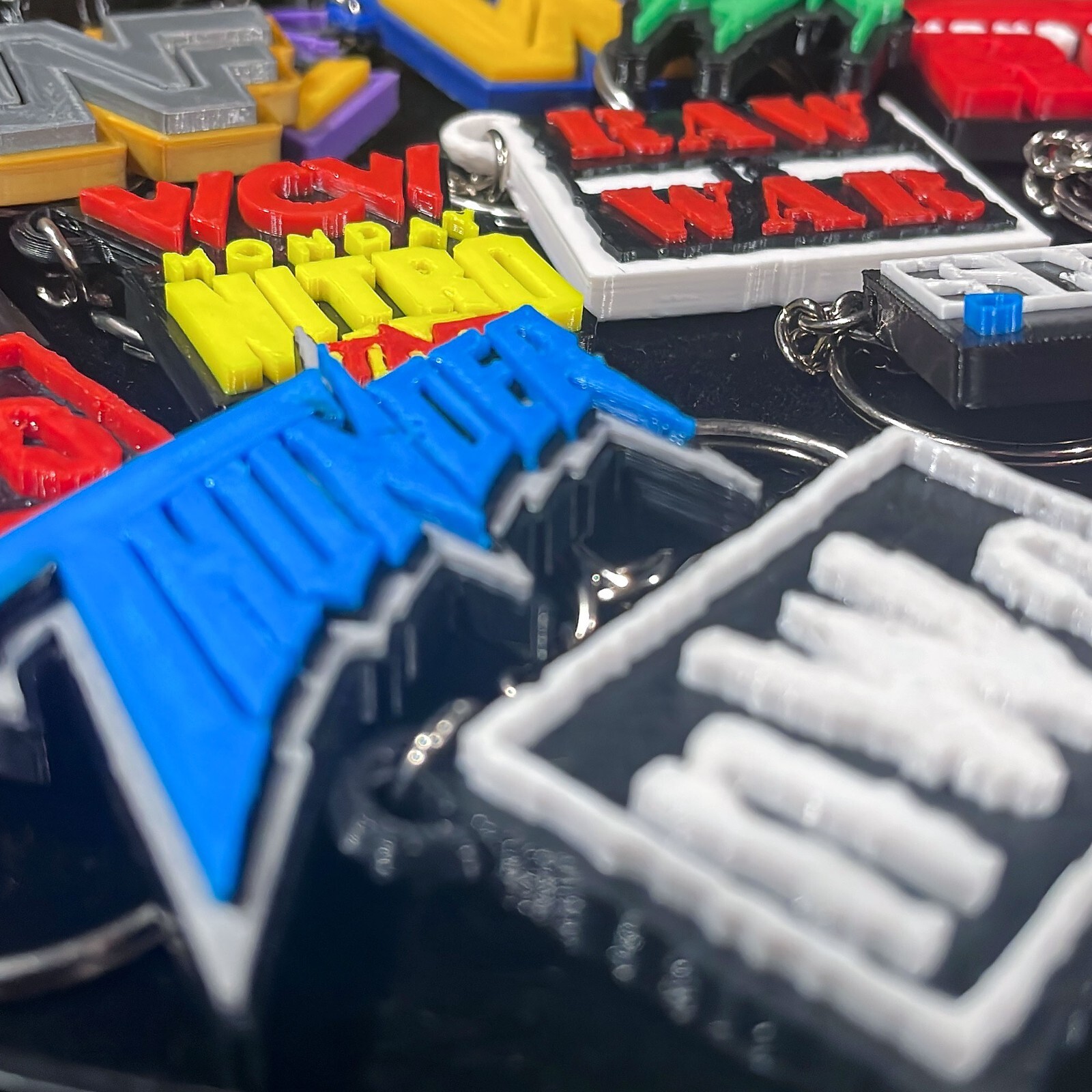 Professional-Wrestling Keychain 3D Printed Fan Art
