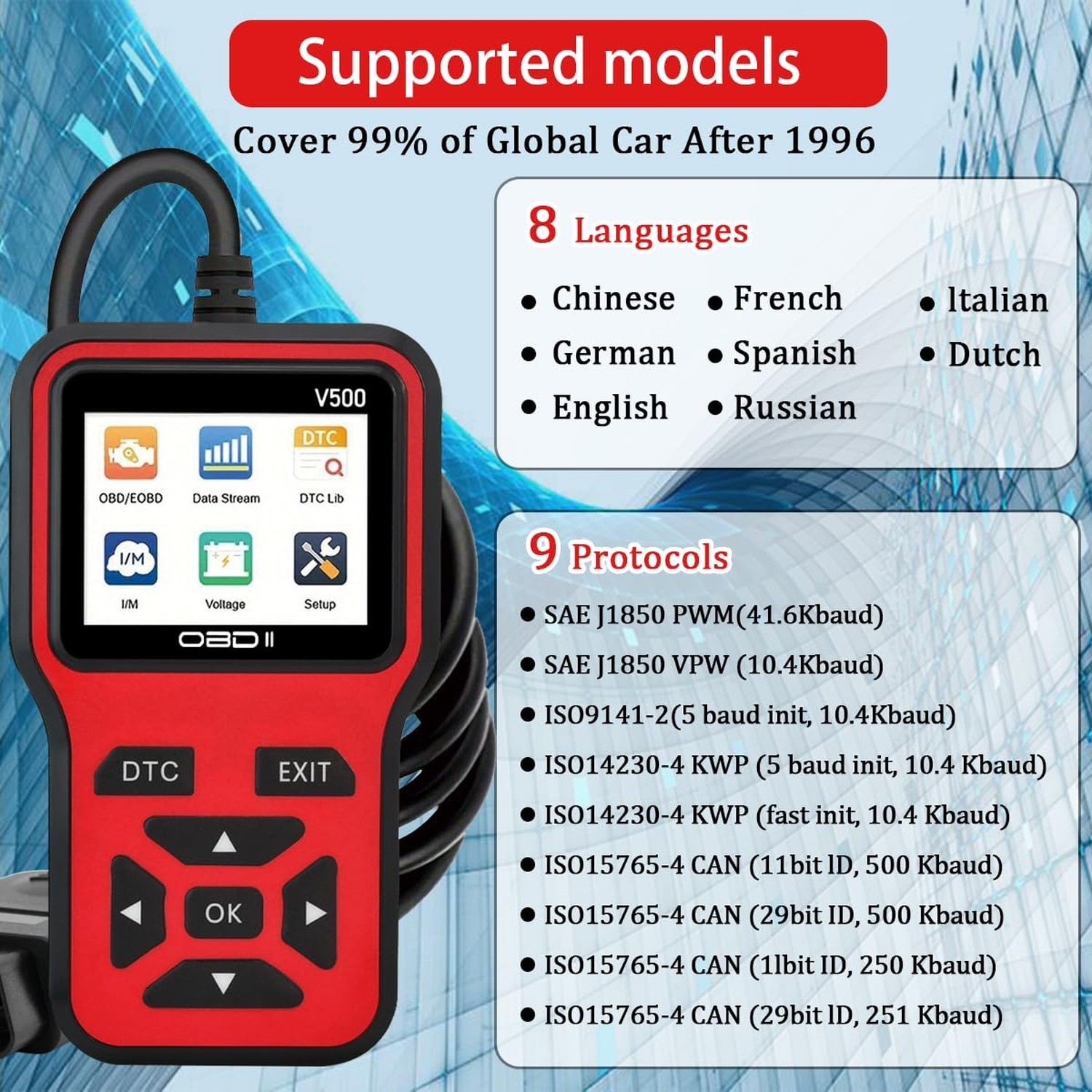 OBD2 Scanner Diagnostic Tool - Check Engine Light Code Scanner Tool... Fast Ship