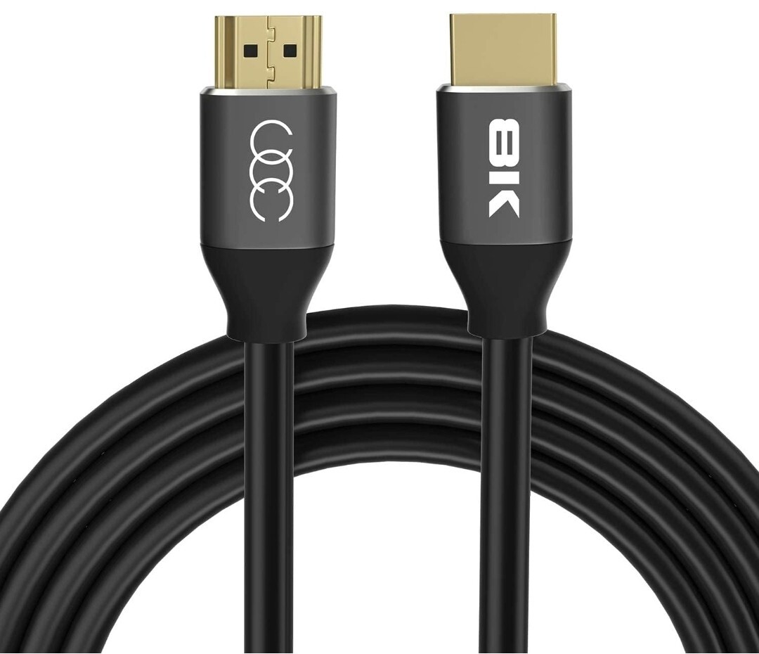 HDMI Cable 10ft 8K Resolution UHD 2.1b Ready Supports Ethernet Ultra HDR 48Gbps