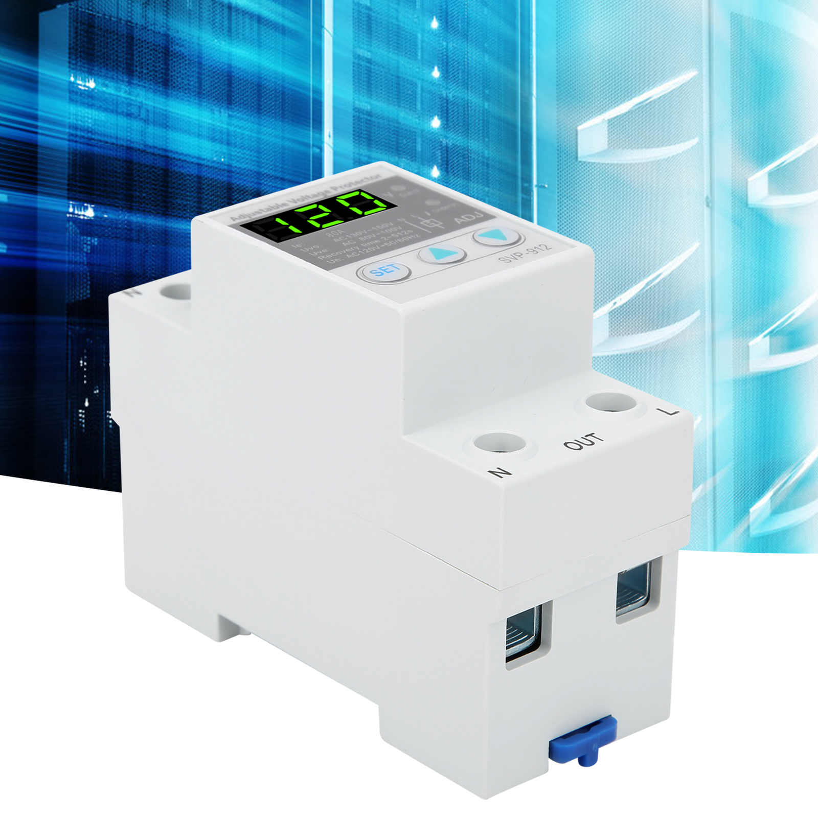 120VAC 80A Adjustable SelfRecovery Under Voltage Auto-Reset Protection Switch