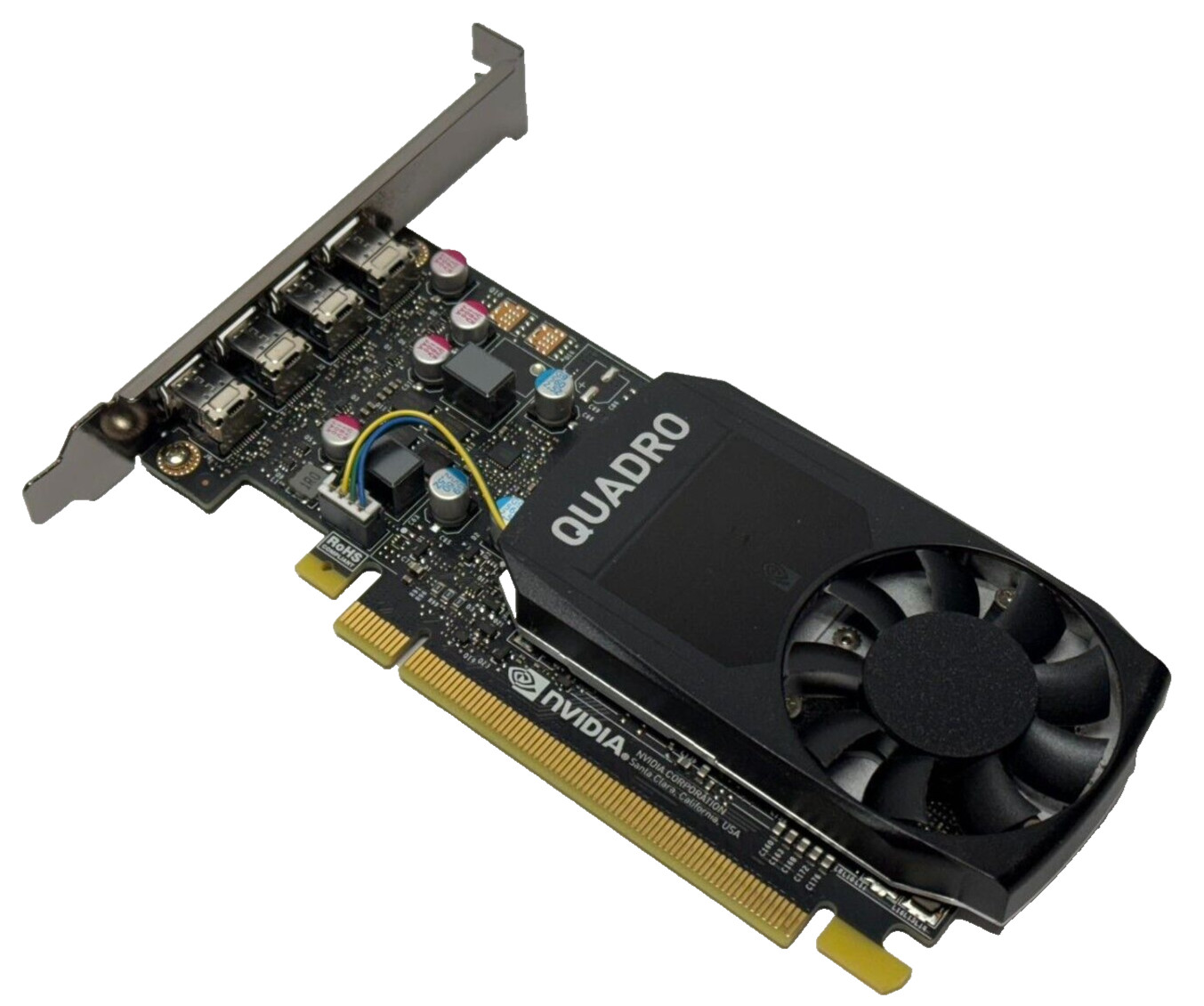 Dell Nvidia Quadro P620 2GB GDDR5 4x Mini DP Graphics Card GPU High Profile