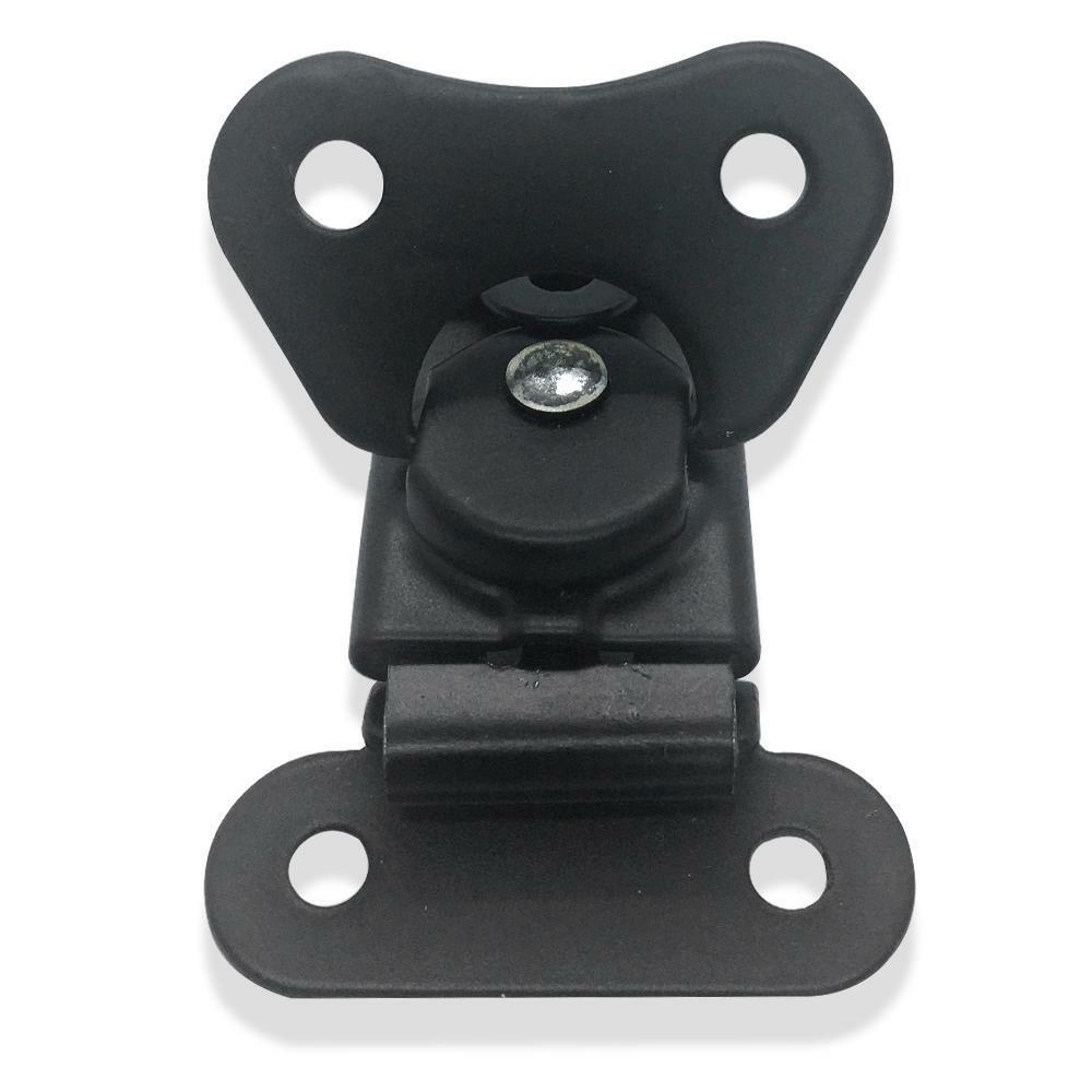 Black Surface Mount Butterfly Latch with Keeper for PA DJ Gear