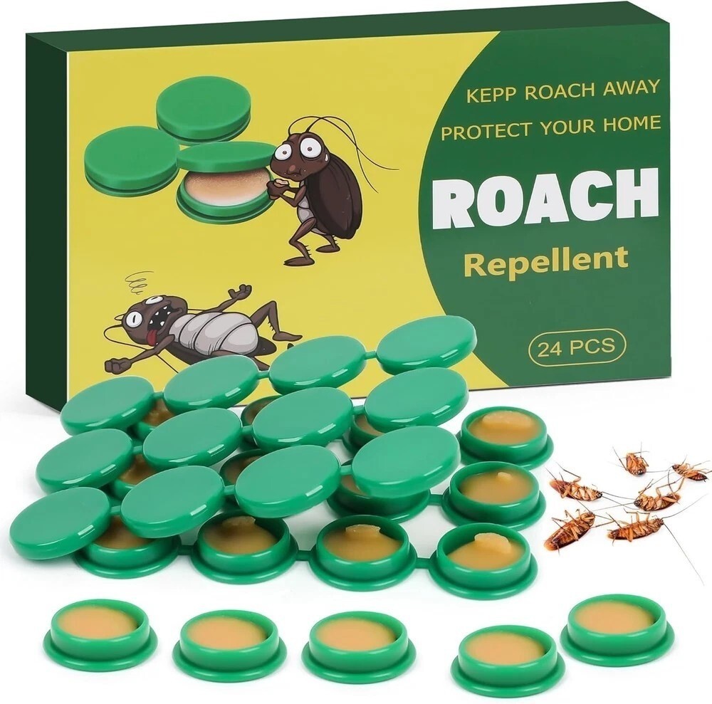 24PCS/Pack Roach Bait - Cockroach Killer Indoor Infestation